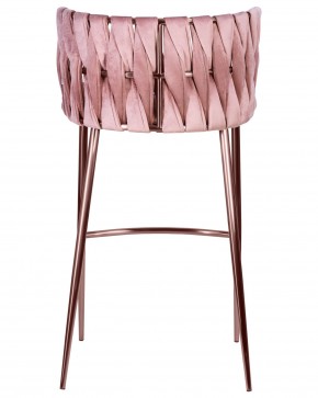 Стул барный DOBRIN EMMA ROSE GOLD, розовый велюр (VF-10) в Невьянске - nevyansk.ok-mebel.com | фото 5