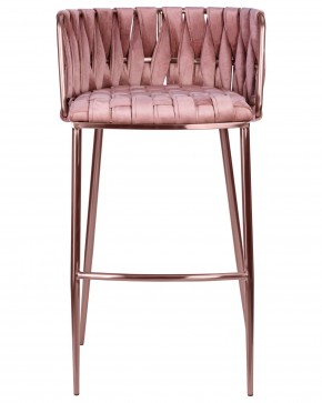 Стул барный DOBRIN EMMA ROSE GOLD, розовый велюр (VF-10) в Невьянске - nevyansk.ok-mebel.com | фото 6