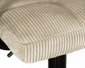 Стул барный DOBRIN KRUGER ARM BLACK, бежевый вельвет (LAR-E2041-04) в Невьянске - nevyansk.ok-mebel.com | фото 7