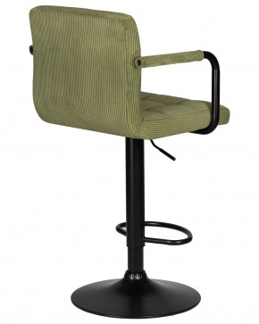 Стул барный DOBRIN KRUGER ARM BLACK, зеленый вельвет (LAR-E2041-7) в Невьянске - nevyansk.ok-mebel.com | фото 4