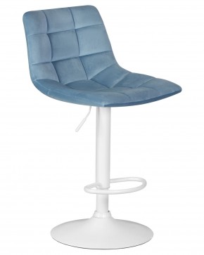 Стул барный DOBRIN TAILOR WHITE, пудрово-голубой велюр (MJ9-74) в Невьянске - nevyansk.ok-mebel.com | фото 2