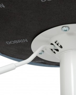 Стул барный DOBRIN TAILOR WHITE, пудрово-голубой велюр (MJ9-74) в Невьянске - nevyansk.ok-mebel.com | фото 7