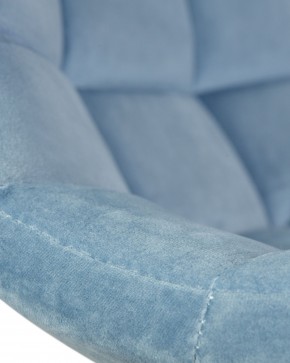 Стул барный DOBRIN TAILOR WHITE, пудрово-голубой велюр (MJ9-74) в Невьянске - nevyansk.ok-mebel.com | фото 8
