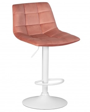 Стул барный DOBRIN TAILOR WHITE, пудрово-розовый велюр (MJ9-32) в Невьянске - nevyansk.ok-mebel.com | фото
