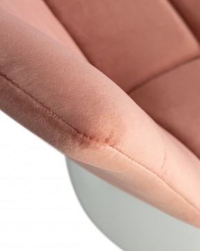 Стул барный DOBRIN TAILOR WHITE, пудрово-розовый велюр (MJ9-32) в Невьянске - nevyansk.ok-mebel.com | фото 7