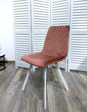 Стул DAIQUIRI BLUVEL-52 PINK / белый каркас, велюр М-City в Невьянске - nevyansk.ok-mebel.com | фото 7