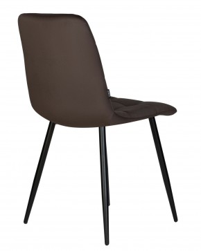 Стул обеденный DOBRIN CHILLY, Эспрессо Holland 74, основание черное в Невьянске - nevyansk.ok-mebel.com | фото 5