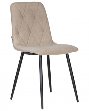 Стул обеденный DOBRIN CHILLY ROMBO, Капучино Simple 05, основание черное в Невьянске - nevyansk.ok-mebel.com | фото