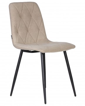 Стул обеденный DOBRIN CHILLY ROMBO, Капучино Simple 05, основание черное в Невьянске - nevyansk.ok-mebel.com | фото 2