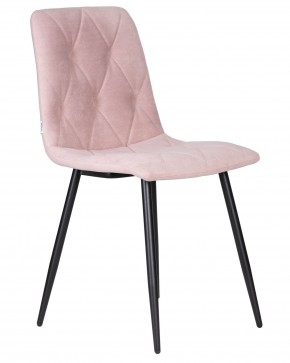 Стул обеденный DOBRIN CHILLY ROMBO, Розовый Simple 03, основание черное в Невьянске - nevyansk.ok-mebel.com | фото 2