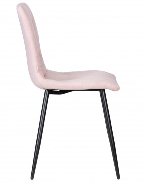 Стул обеденный DOBRIN CHILLY ROMBO, Розовый Simple 03, основание черное в Невьянске - nevyansk.ok-mebel.com | фото 3