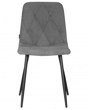 Стул обеденный DOBRIN CHILLY ROMBO, Серый Simple 33, основание черное в Невьянске - nevyansk.ok-mebel.com | фото 6