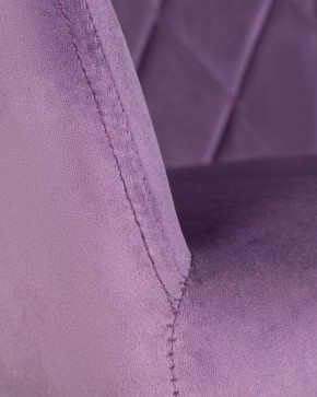 Стул обеденный DOBRIN ROBERT, черные матовые ножки, велюр V108-45 Темно-фиолетовый в Невьянске - nevyansk.ok-mebel.com | фото 7