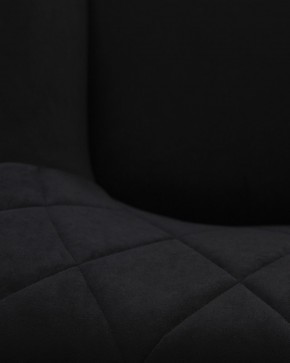 Стул обеденный DOBRIN ROBY, ЭМАЛЬ ЧЕРНЫЙ МУАР велюр Catania Black в Невьянске - nevyansk.ok-mebel.com | фото 3
