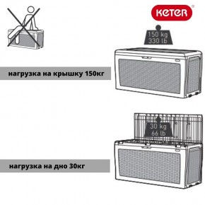 Сундук Samoa Rattan Box 270 L в Невьянске - nevyansk.ok-mebel.com | фото 5