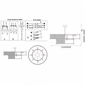 Светильник на штанге Imperiumloft RH Marais Round Chandelier 40,2668 в Невьянске - nevyansk.ok-mebel.com | фото 11