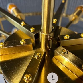 Светильник на штанге Imperiumloft RH Marais Round Chandelier 40,2668 в Невьянске - nevyansk.ok-mebel.com | фото 5