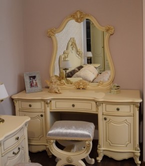 Туалетный стол + Зеркало Мона Лиза (крем) в Невьянске - nevyansk.ok-mebel.com | фото 6