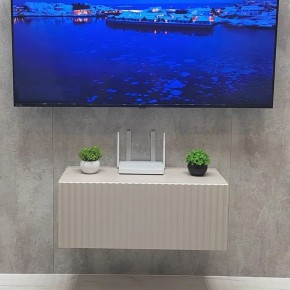 Тумба подвесная под ТВ LINES MTV1-MA 750 Бежевый (Леда-М 10.1.5) в Невьянске - nevyansk.ok-mebel.com | фото 5
