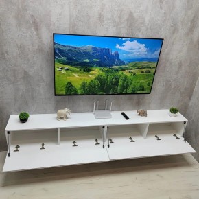 Тумба подвесная под ТВ LINES MTV4-MA 1150 Белый матовый (Белый-M 10.1.2) в Невьянске - nevyansk.ok-mebel.com | фото 11