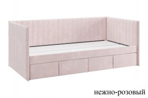 ТВИКС Кровать (софа) с ящиками 900 (нежно-розовый) в Невьянске - nevyansk.ok-mebel.com | фото
