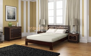 ВЕРОНИКА Кровать из массива 1600 в Невьянске - nevyansk.ok-mebel.com | фото 5