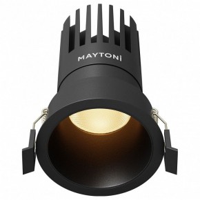 Встраиваемый светильник Maytoni Dip DL118-15W-2.7K-B в Невьянске - nevyansk.ok-mebel.com | фото