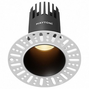 Встраиваемый светильник Maytoni Dip DL120-10W-2.7K-TRS-B в Невьянске - nevyansk.ok-mebel.com | фото
