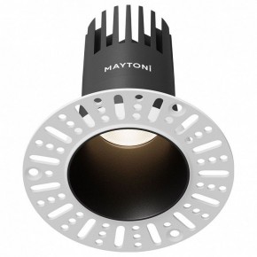 Встраиваемый светильник Maytoni Dip DL120-10W-4K-TRS-B в Невьянске - nevyansk.ok-mebel.com | фото